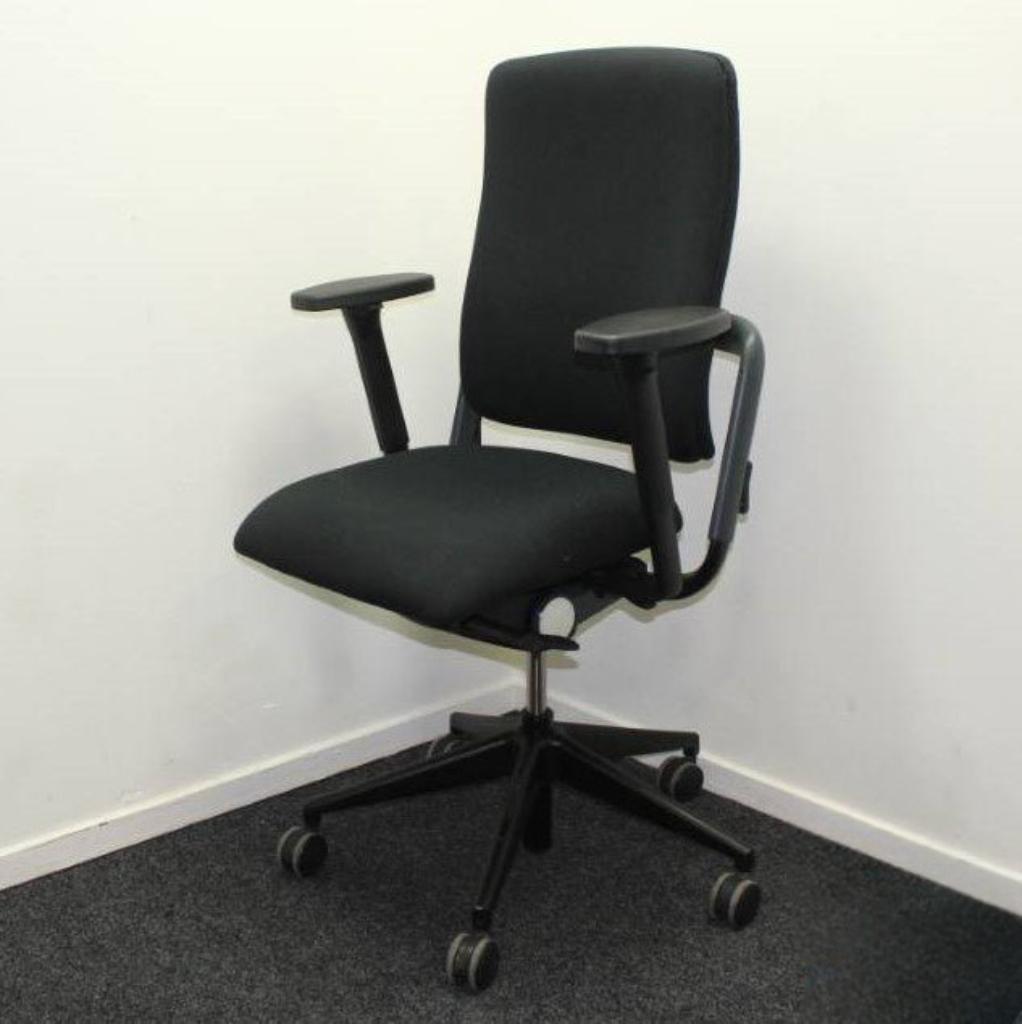 Grahl Xenium Bureaustoel, Zwart / Chroom, Nieuwe stof, Gebruikt, -, Zwart, -