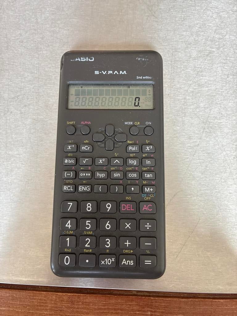 Casio fx 82ms-2, Ophalen of Verzenden, Zo goed als nieuw