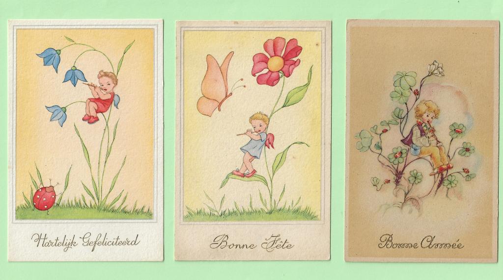 Kinderen spelen fluit, Ophalen of Verzenden, 1960 tot 1980, Ongelopen, Kinderen