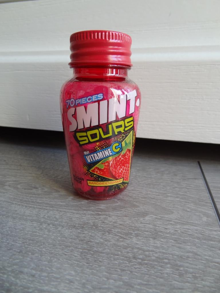 NIEUW! Smint Sours Aardbei >Snelle Verzending!<, Ophalen of Verzenden