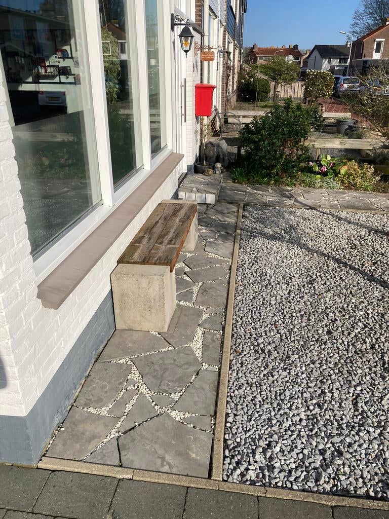 Tegels in mozaiek, Ophalen, 5 tot 10 m², Zo goed als nieuw, Beton