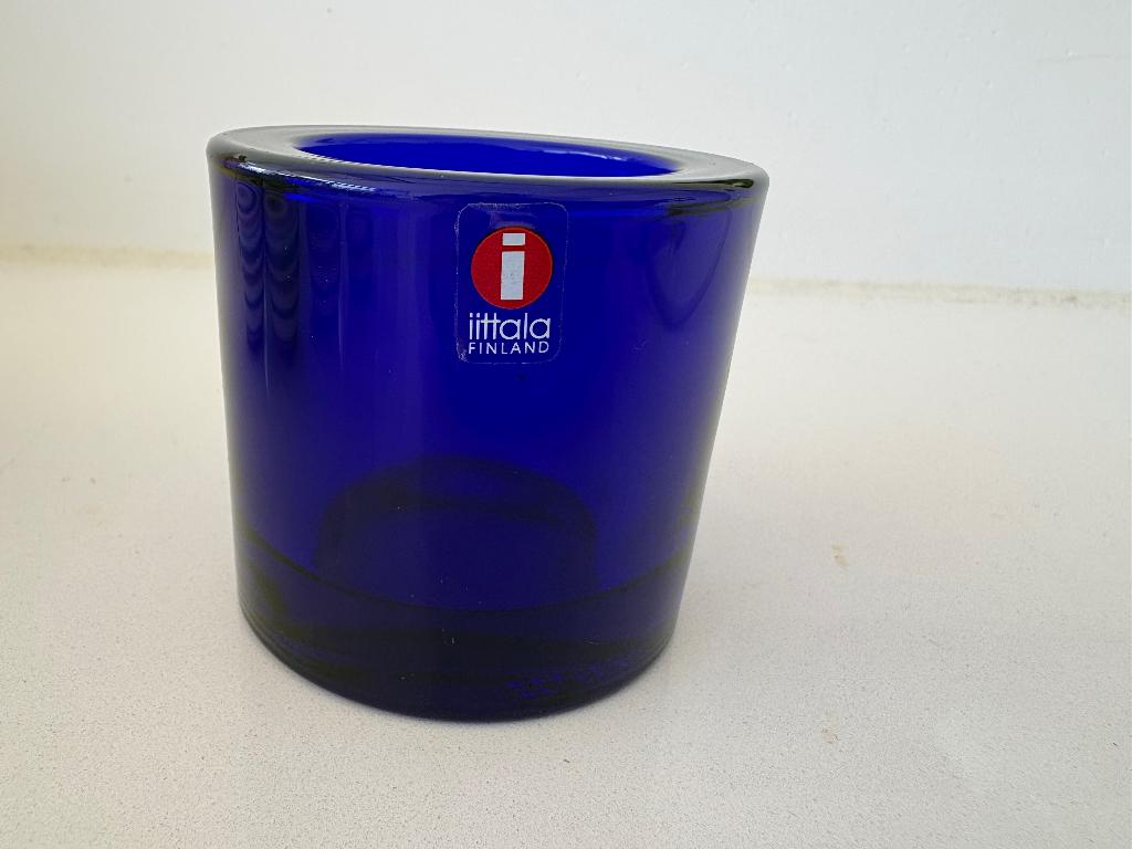 Iittala Kivi cobalt blue, Overige materialen, Blauw, Ophalen of Verzenden, Zo goed als nieuw
