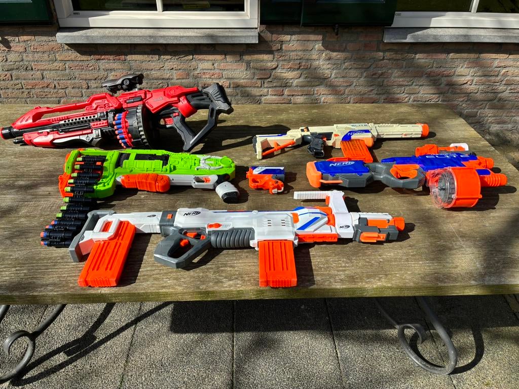 Diverse NERF guns speelgoed, Ophalen of Verzenden, Gebruikt