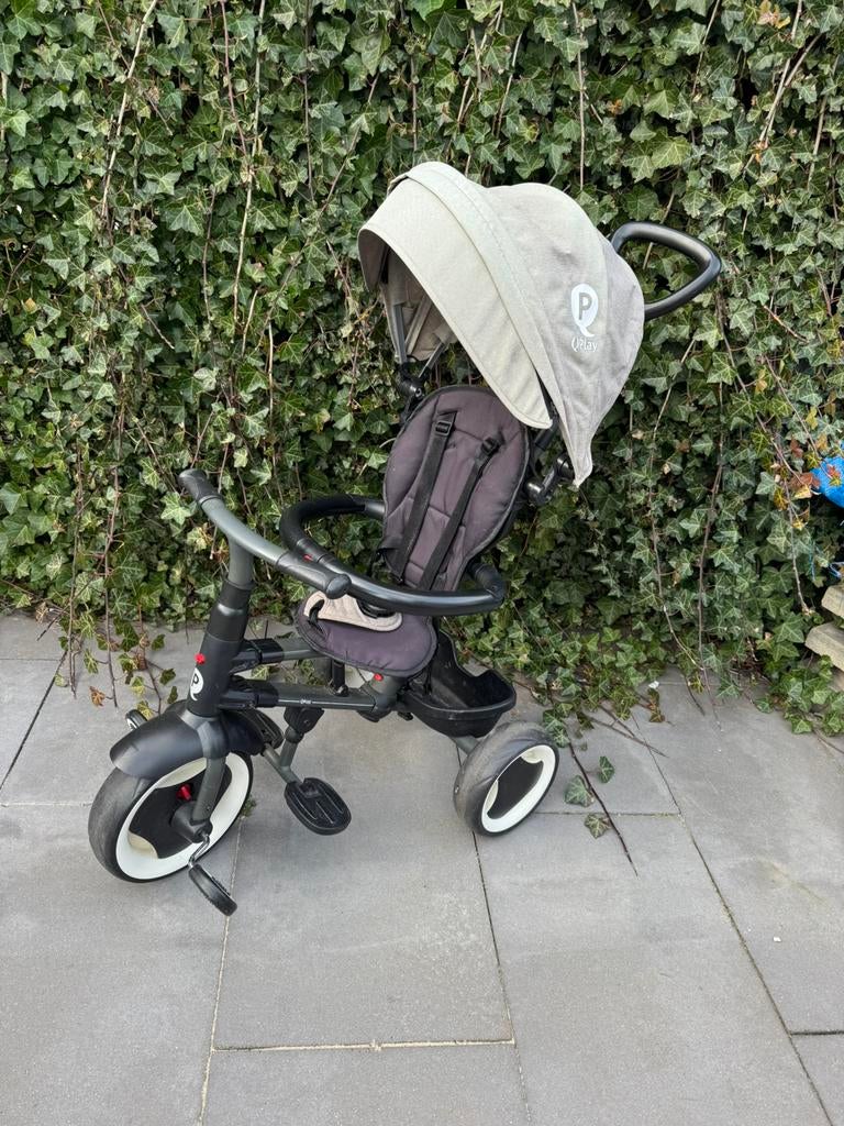 Driewieler met duwstang, Ophalen, Gebruikt, Duwstang