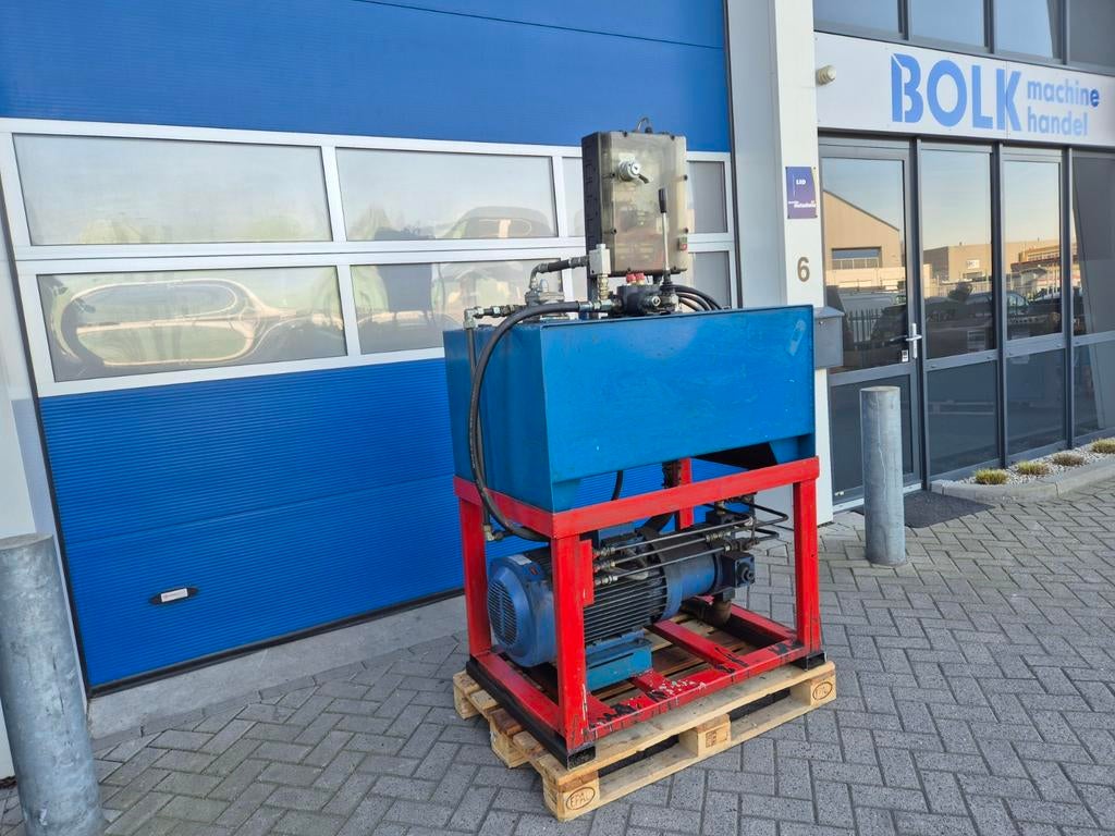FBM POWER Hydrauliek unit 22KW Moter 32 ltr/pm, Info@bolkmachinehandel.nl, Zweden, Ophalen of Verzenden, Gebruikt