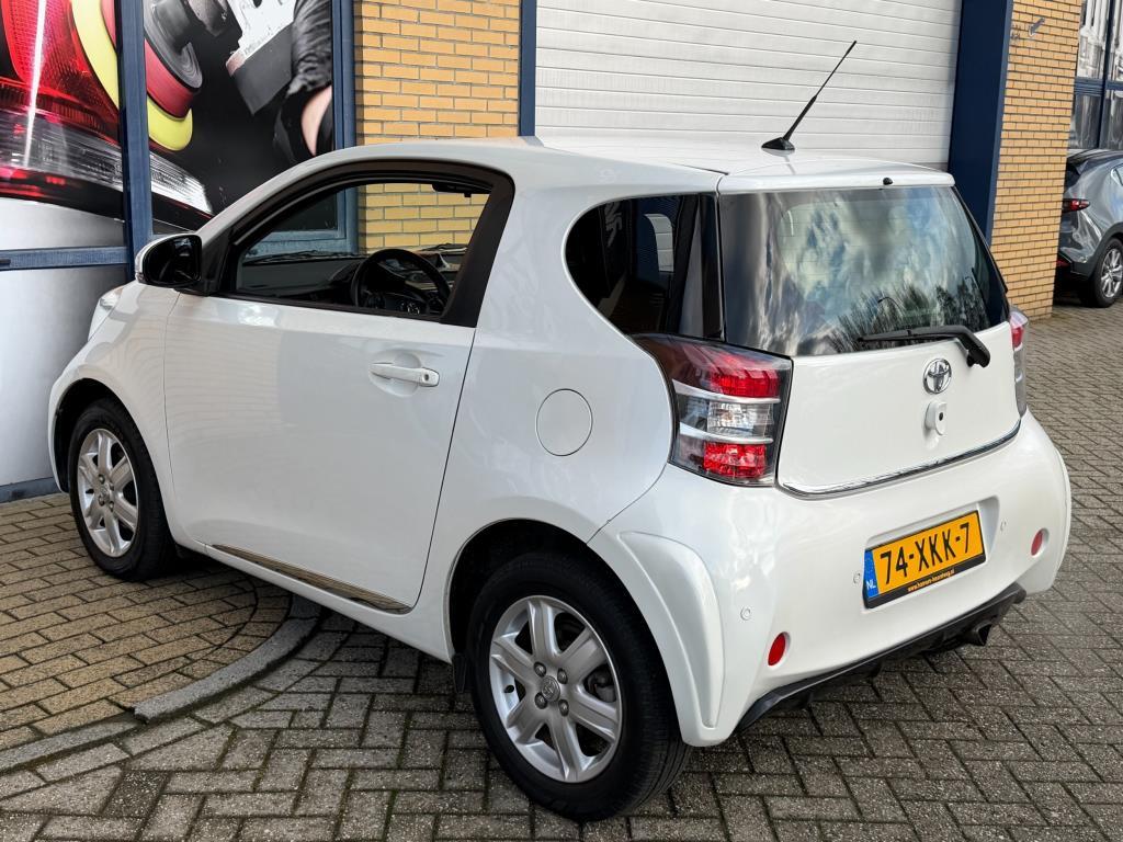 Toyota IQ 1.0 VVTi Comfort, airco, lichtmetaal, apk, nap aut, Euro 5, Stof, Gebruikt, Zwart