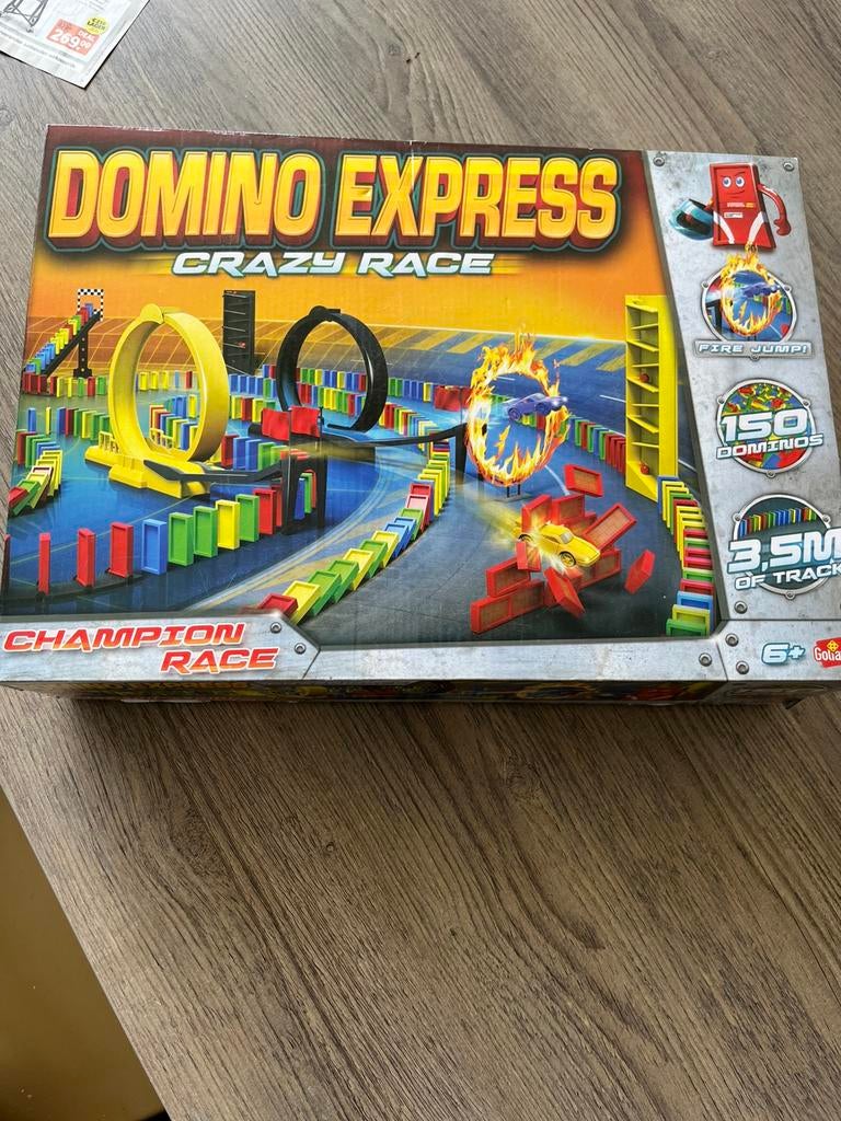 Domino express crazy race en master set l, Ophalen of Verzenden, Zo goed als nieuw, Elektrisch, Overige merken