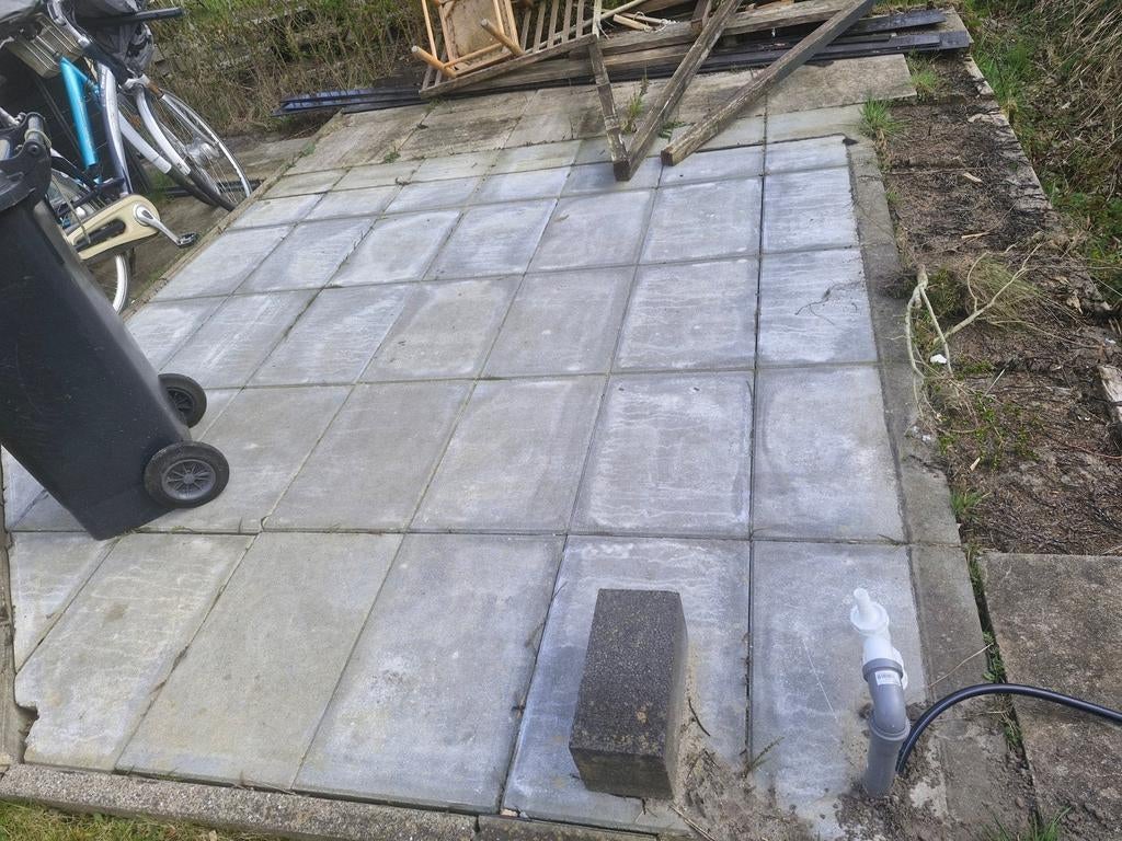 Stenen platen, Ophalen, Beton, Klinkers