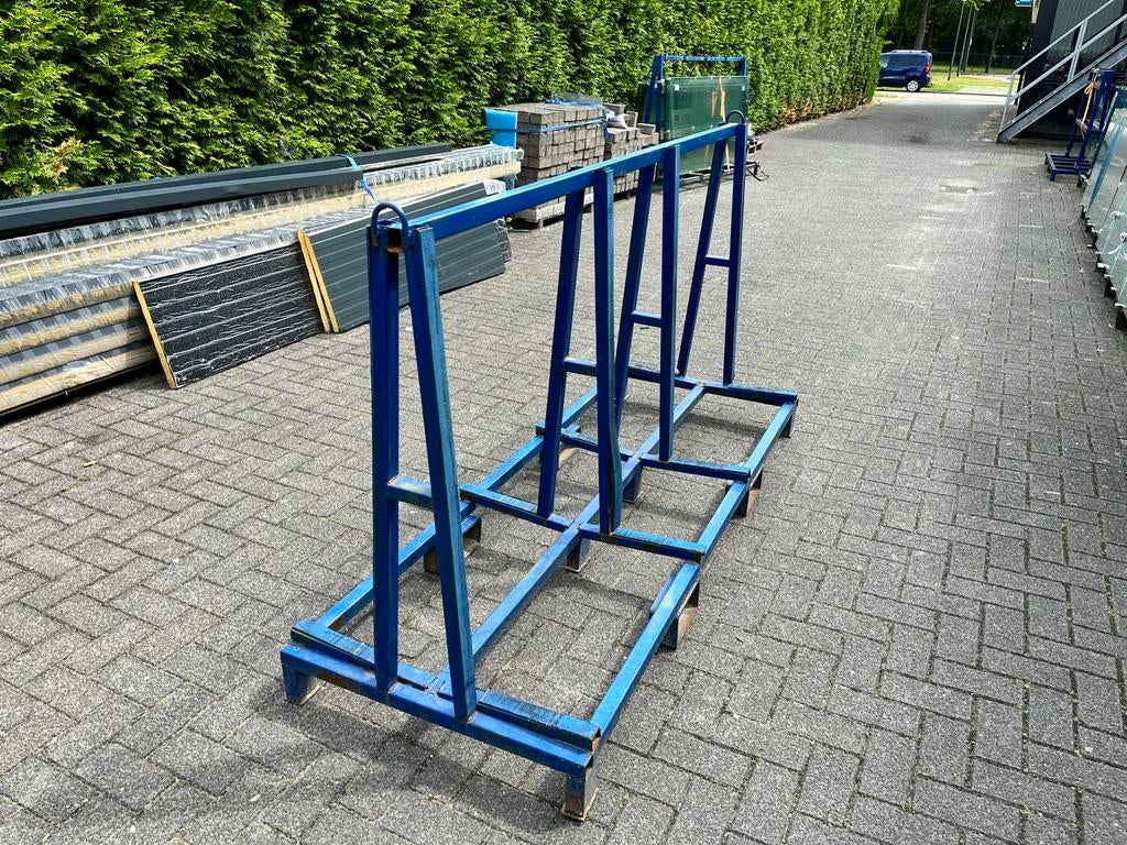 Glasbokken / Stalen bokken €175/st, Doe-het-zelf en Verbouw, Glas en Ramen, Ophalen, Gebruikt