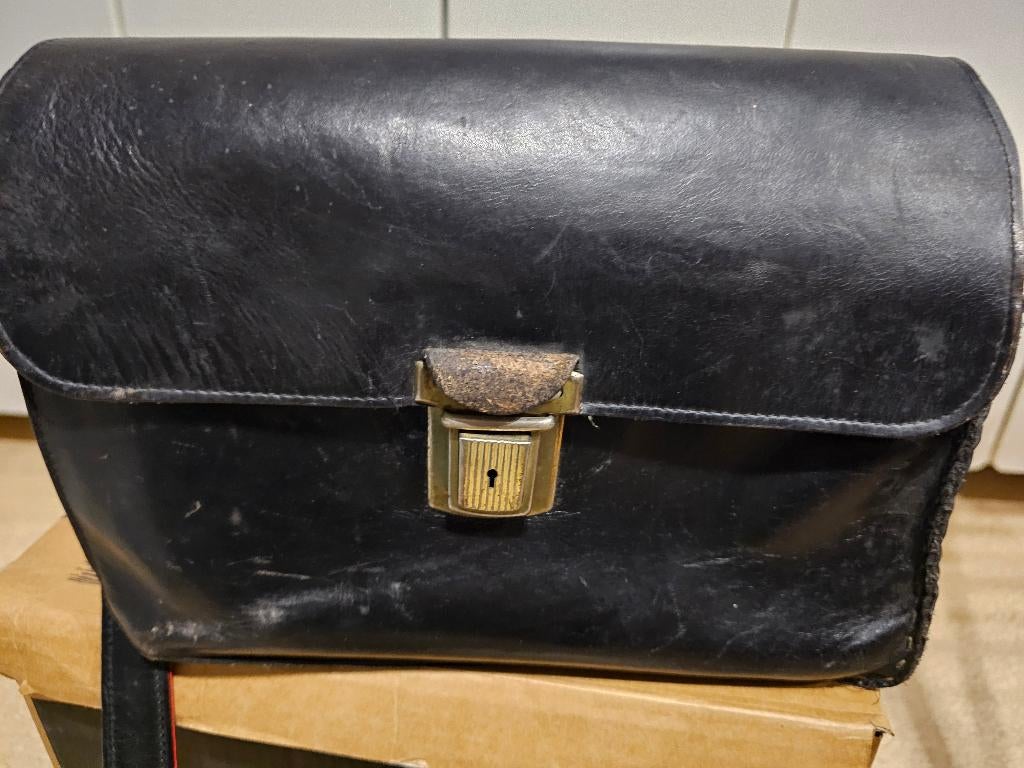 Schoudertas conducteur NS, Ophalen of Verzenden, Gebruikt, Trein, Tas of Koffer