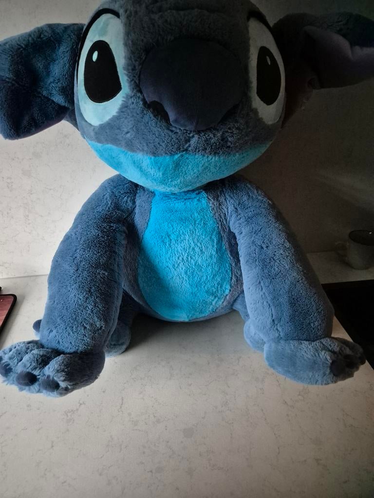 Stitch - Grote knuffel 60cm, Kinderen en Baby's, Speelgoed | Knuffels en Pluche, Ophalen of Verzenden, Zo goed als nieuw, Overige typen