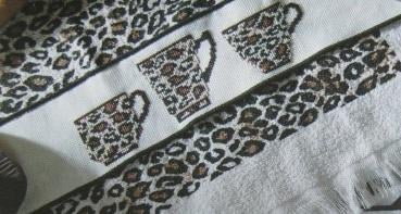 Borduurpatroon  Dierenprint Bekers   nr 2007, Verzenden, Nieuw, Handborduren, Patroon