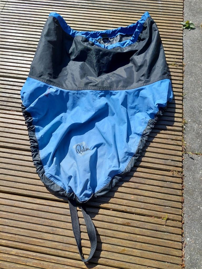 Spatzeil voor kajak, Ophalen, Gebruikt