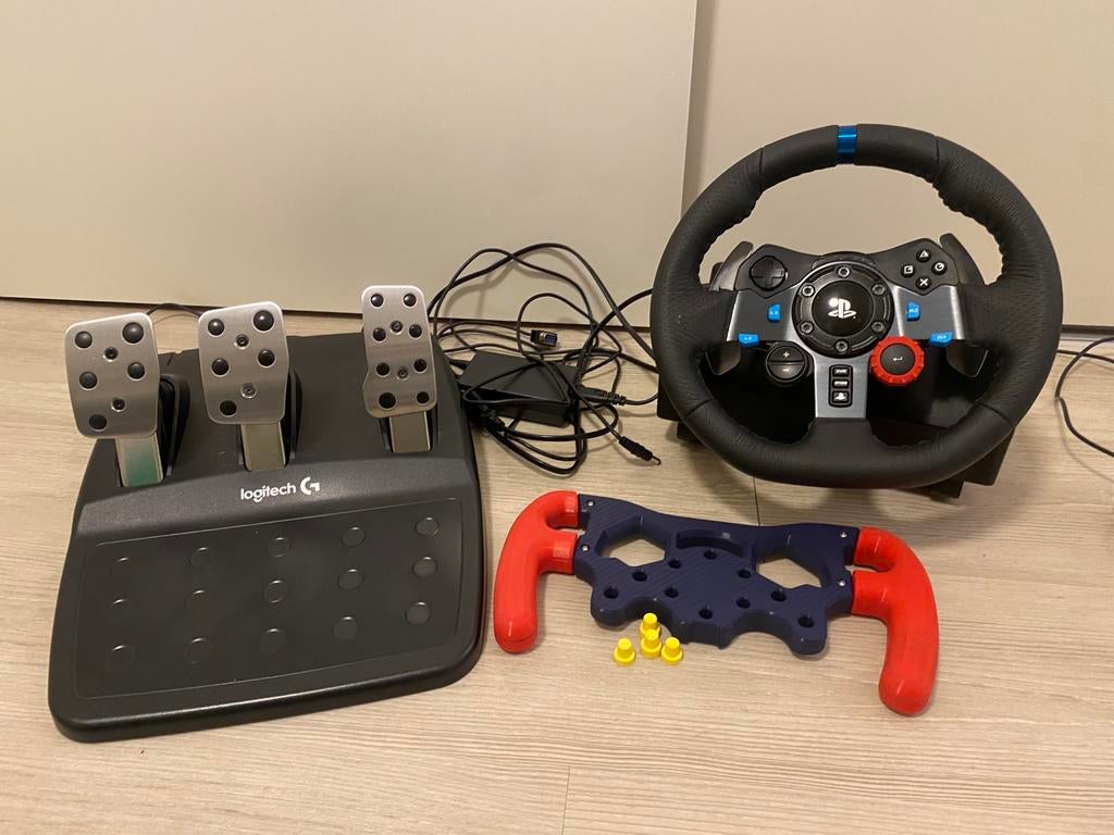 Logitech g29 met f1 addon/mod, Ophalen of Verzenden, Zo goed als nieuw, Stuur of Pedalen, PlayStation 3