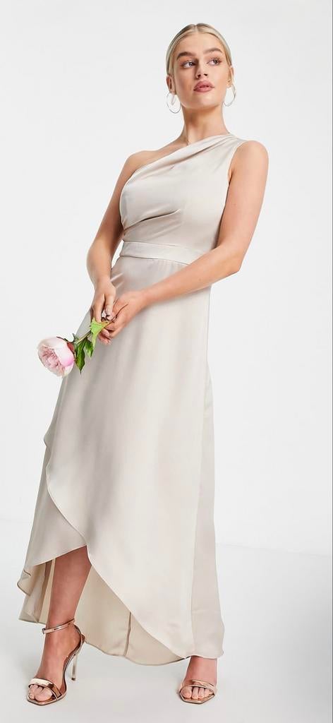 TFNC Petite Bruidsmeisjes Maxi-jurk - Minkroze, Kleding | Dames, Maat 38/40 (M), Nieuw, Ophalen of Verzenden, Roze