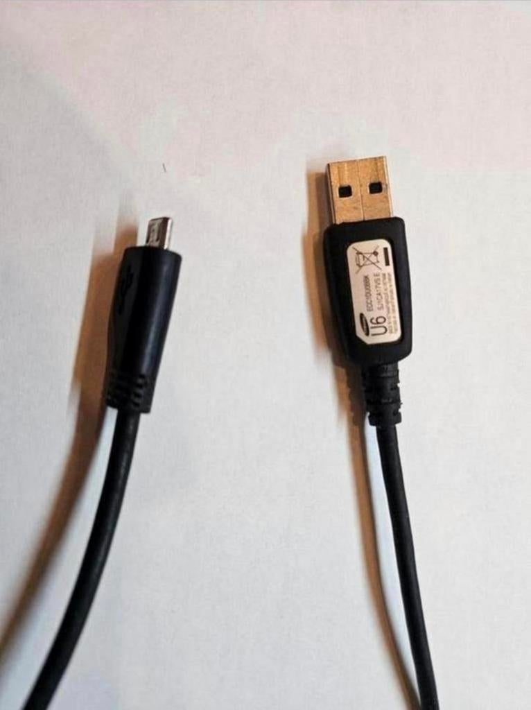 Samsung U6 Micro USB Kabel - ECC1DU088K - SJ1CA17VSE Data, Ophalen of Verzenden, Zo goed als nieuw, Samsung