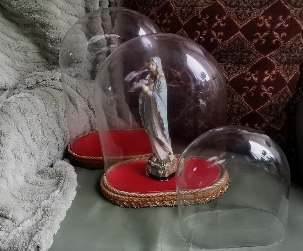 Oude ovale stolp + stolpbord 3 maten zie laatste foto Miekje, Antiek en Kunst, Ophalen