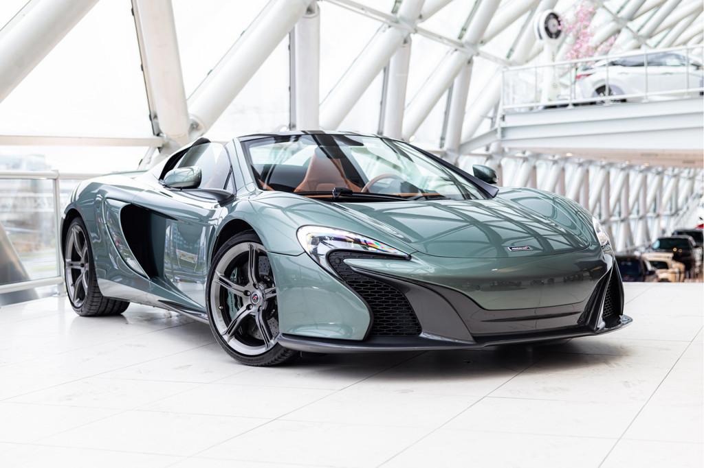 McLaren 650S 3.8 Spider | MSO | Chiltern Green | Tan Interio, Auto's, McLaren, Automaat, Achterwielaandrijving, Gebruikt, Cabriolet