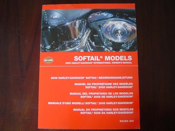 HARLEY DAVIDSON 2005 Softail models owner's manual, Motoren, Ophalen of Verzenden, Harley-Davidson of Buell