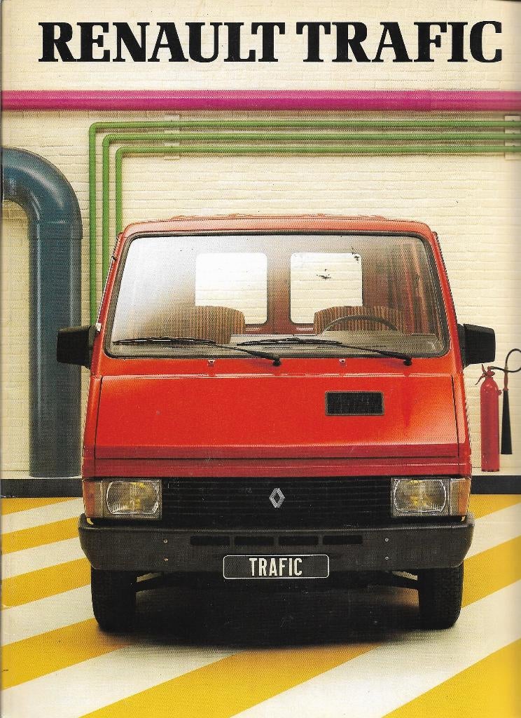 Uitgebreide brochure Renault TRAFFIC, 1981 (NL)., Renault, Ophalen of Verzenden, Zo goed als nieuw, Renault