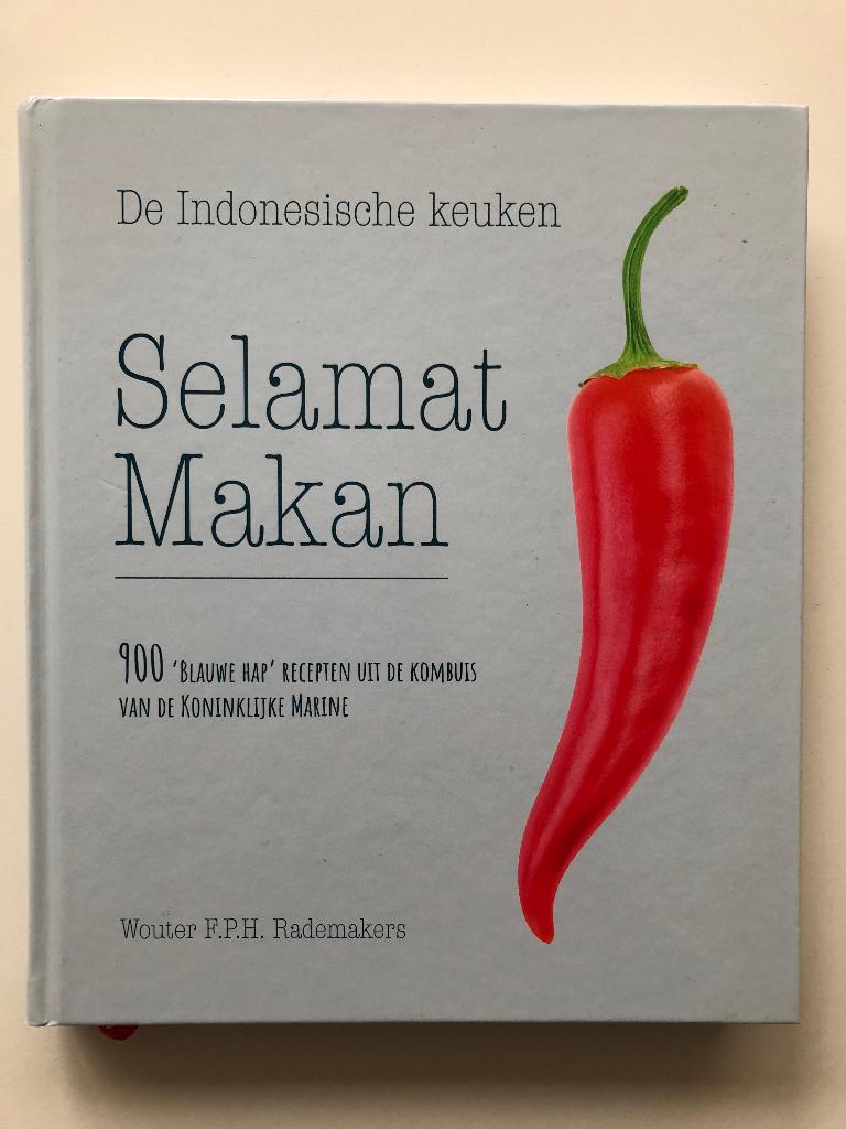 Indonesische keuken - Selamat Makan, Boeken, Kookboeken, Hoofdgerechten, Wouter F.P.H. Rademakers, Zo goed als nieuw, Azië en Oosters