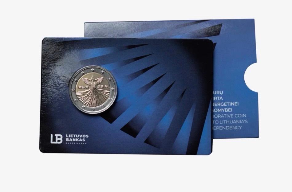 2 euro Litouwen “Energieonafhankelijkheid Litouwen‘’ BU 2026, Verzenden, Overige landen, 2 euro, Losse munt