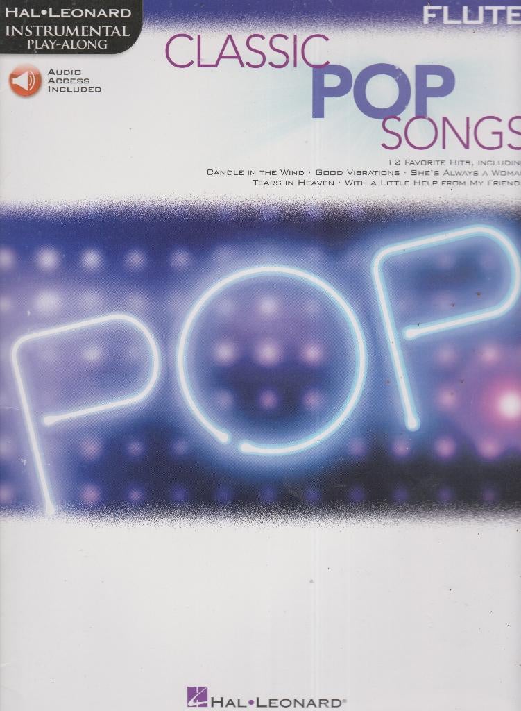 CLASSIC POP SONGS - FLUTE, Ophalen of Verzenden, Gebruikt, Artiest of Componist, Populair