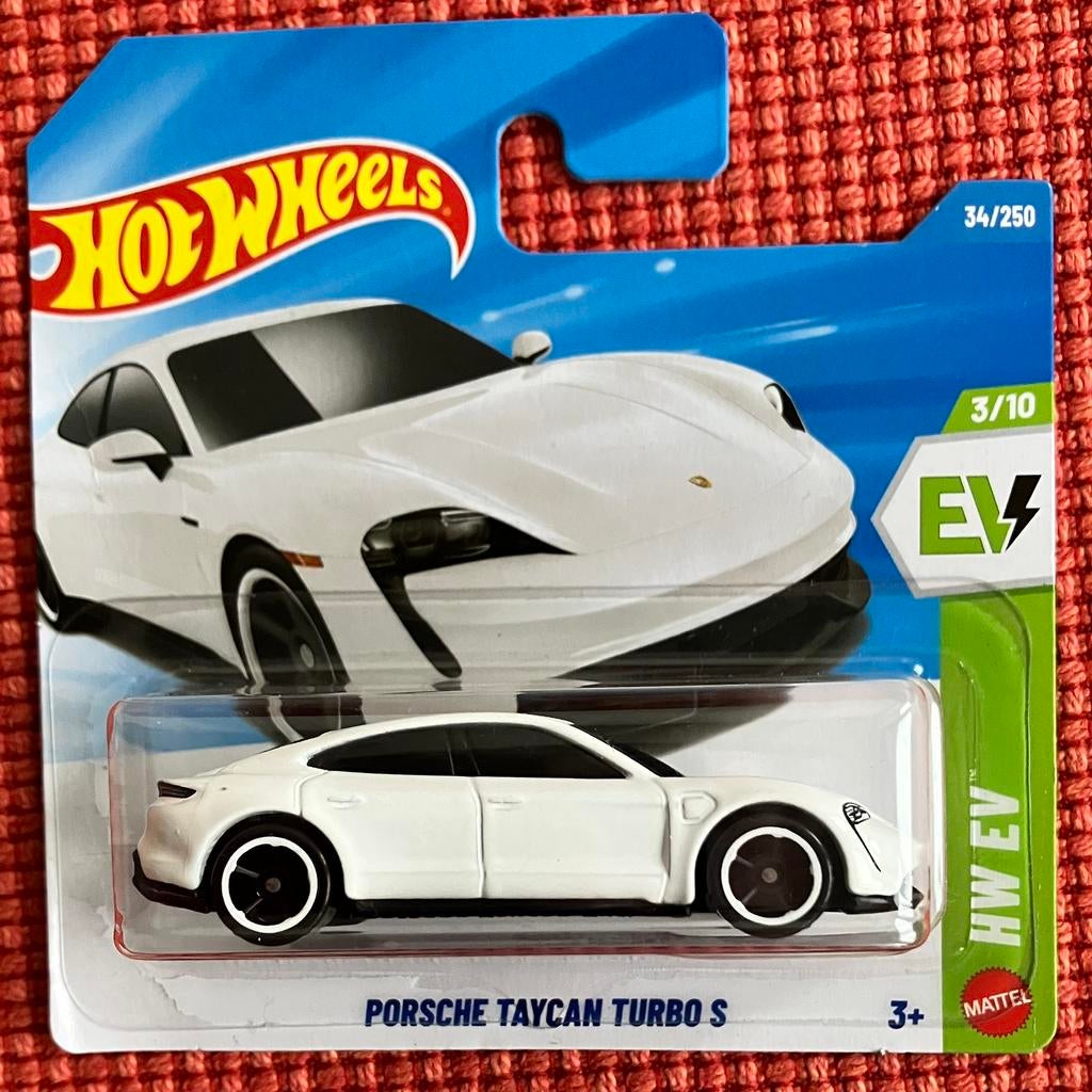Hot Wheels Porsche Taycan Turbo S Hotwheels, Ophalen of Verzenden, Nieuw, Auto