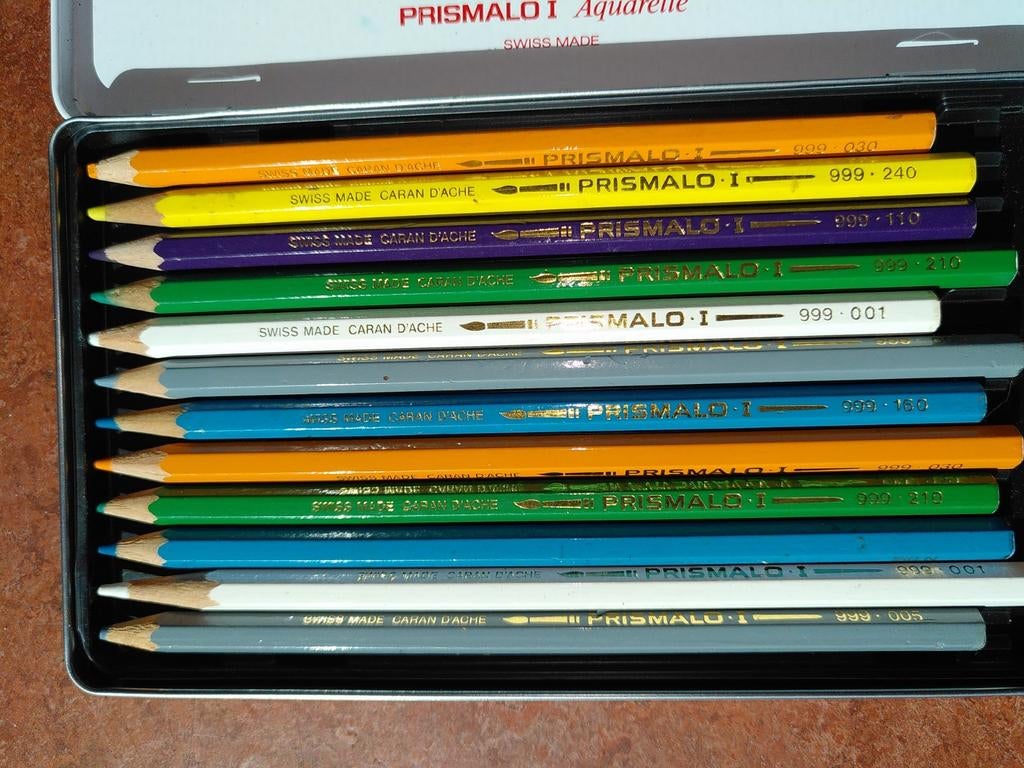 Caran d'Ache Prismalo Aquarelpotloden - Zwitserse kwaliteit, Ophalen of Verzenden, Gebruikt, Potlood of Stift