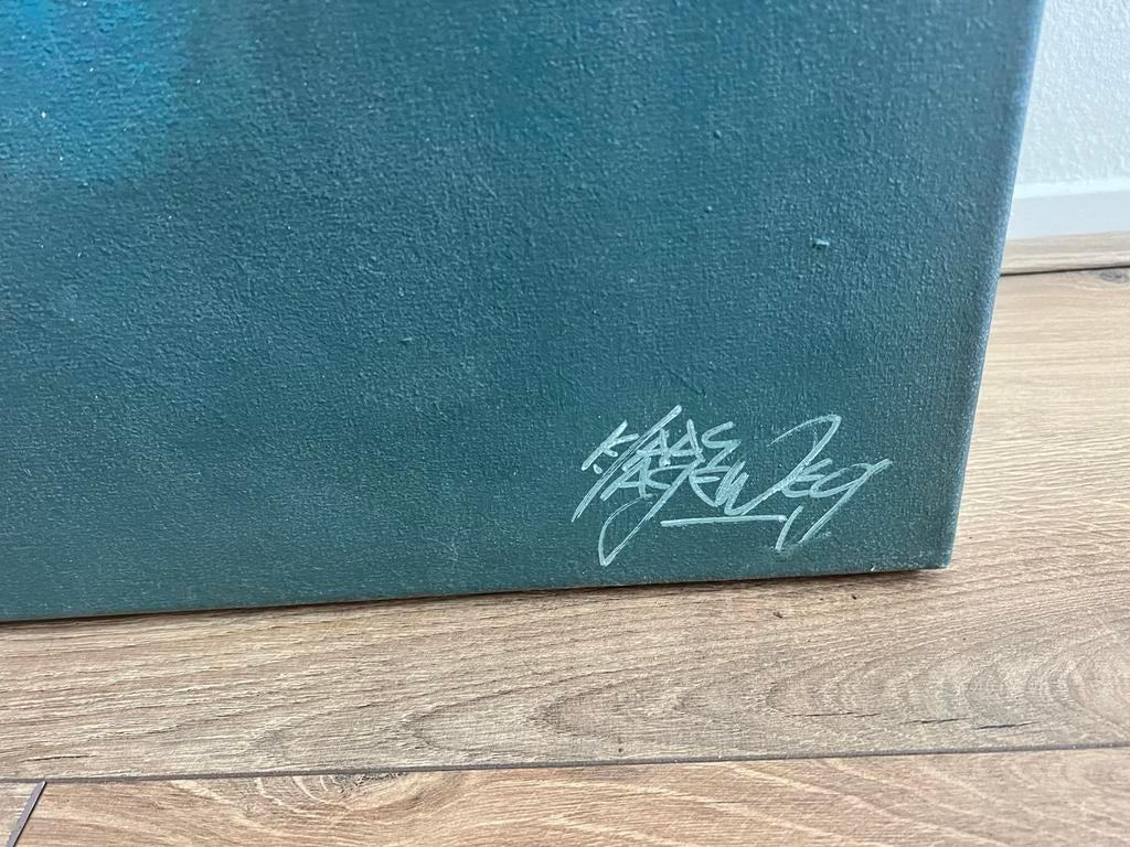 Klaas Lageweg - De vrije hand (2016) - Groot origineel, Ophalen of Verzenden