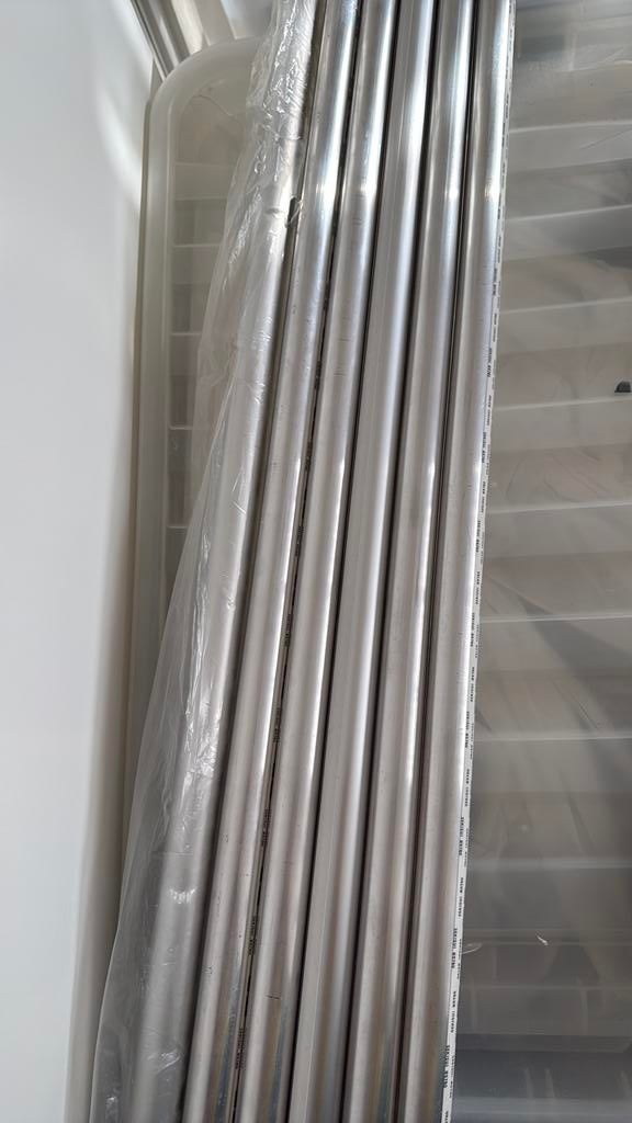 Gordijnroede, Ophalen of Verzenden, Nieuw, Grijs, 150 tot 200 cm