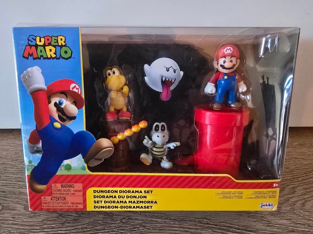 Super Mario - Playset - Dungeon Diorama Set, Verzamelen, Ophalen of Verzenden, Gebruikt