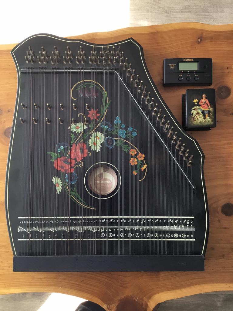 Citer /Zither musima, Ophalen, Gebruikt, Citer