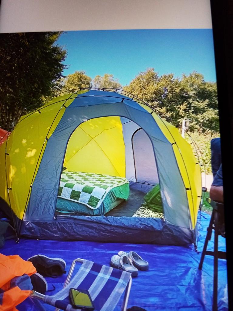 Zgan tent, Caravans en Kamperen, Tenten, Ophalen of Verzenden, Zo goed als nieuw, Tot en met 4