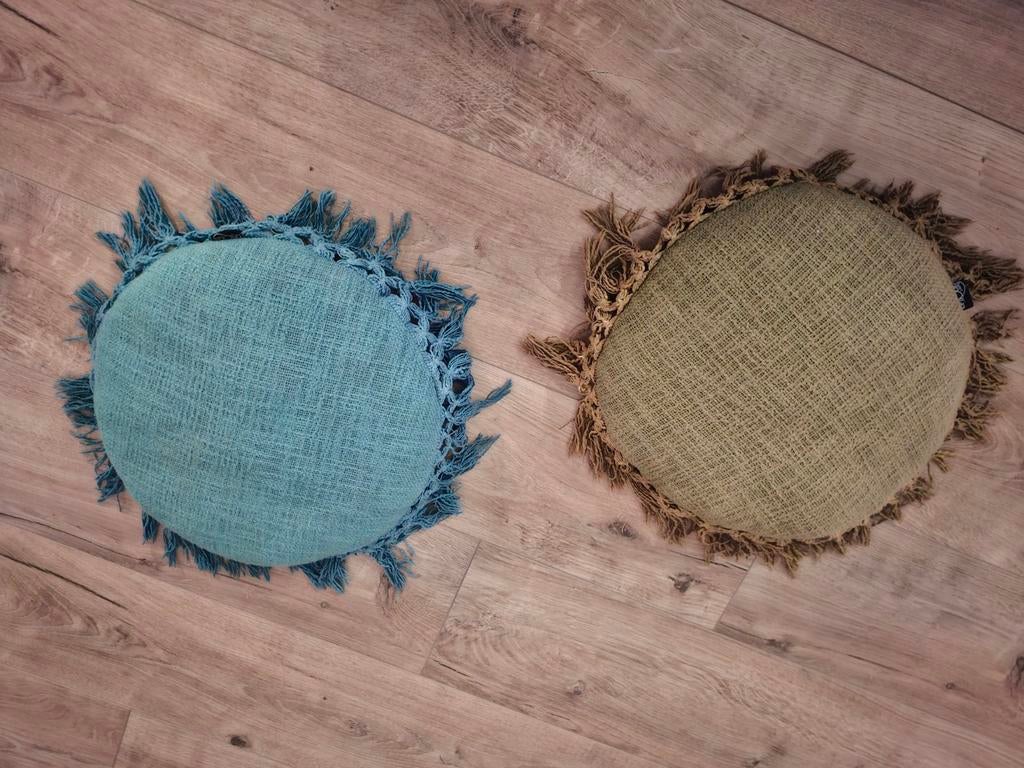 Twee ronde sierkussens, Huis en Inrichting, Ophalen, Vierkant