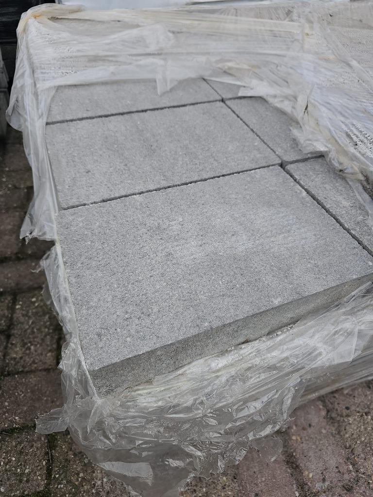 Tegel 20x30x6 Grijs zwart, Nieuw, Beton, Terrastegels, 5 tot 10 m²
