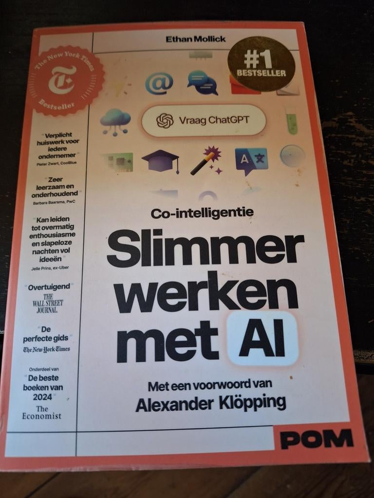 Slimmer werken met AI, Boeken, Informatica en Computer, Ophalen of Verzenden, Zo goed als nieuw