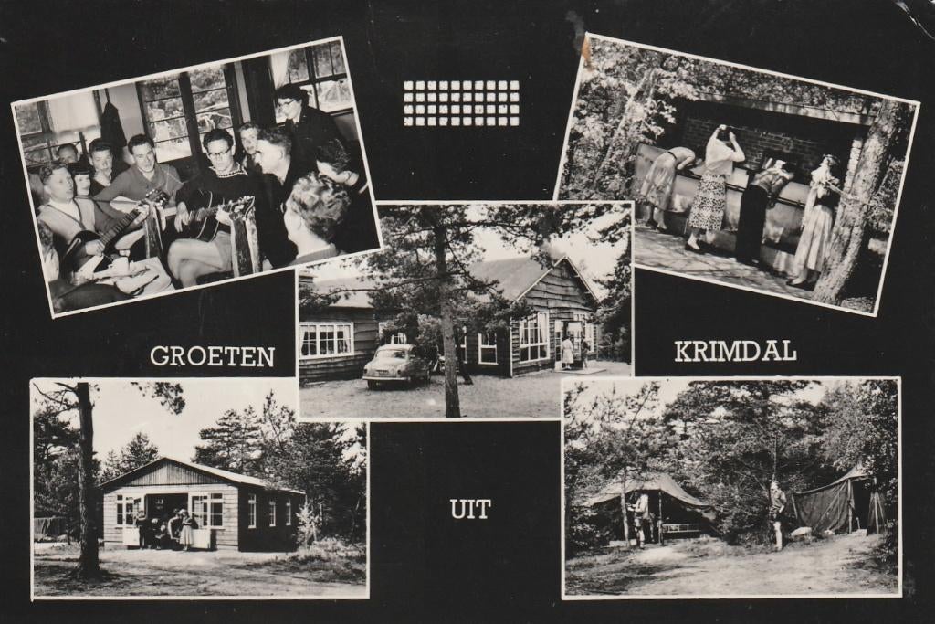 HOENDERLOO R.K. Vakantieoord Krimdal Groeten, Verzenden, 1960 tot 1980, Gelopen, Gelderland