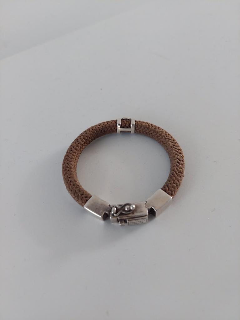 Buddha to Buddha armband 17 cm., Sieraden, Tassen en Uiterlijk, Armbanden, Ophalen of Verzenden, Zo goed als nieuw, Zilver, Zilver