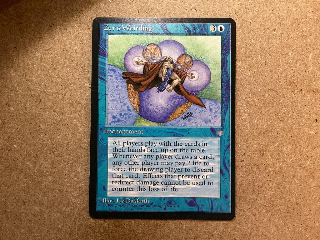 1x Zur’s Weirding (Excellent), Ophalen of Verzenden, Zo goed als nieuw, Losse kaart