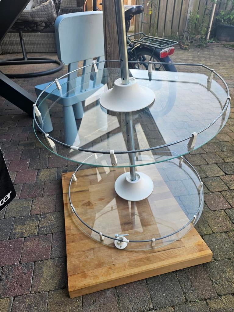 Keukenkast carousel draaiplateau glas, Gebruikt, Overige kleuren, Minder dan 100 cm, 50 tot 75 cm