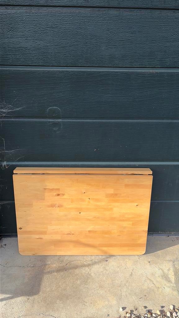 Ikea Norbo klaptafeltje wandtafel, Ophalen, Zo goed als nieuw, 25 tot 50 cm, Rechthoekig