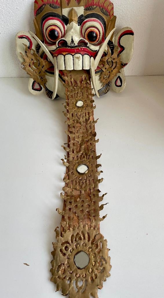 Houten masker (Indonesië), Ophalen of Verzenden, Gebruikt