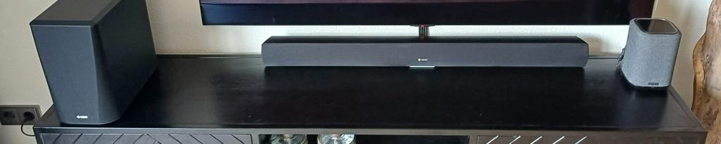 Denon Heos surround set met subwoofer, Overige merken, Soundbar, 70 watt of meer, Ophalen of Verzenden