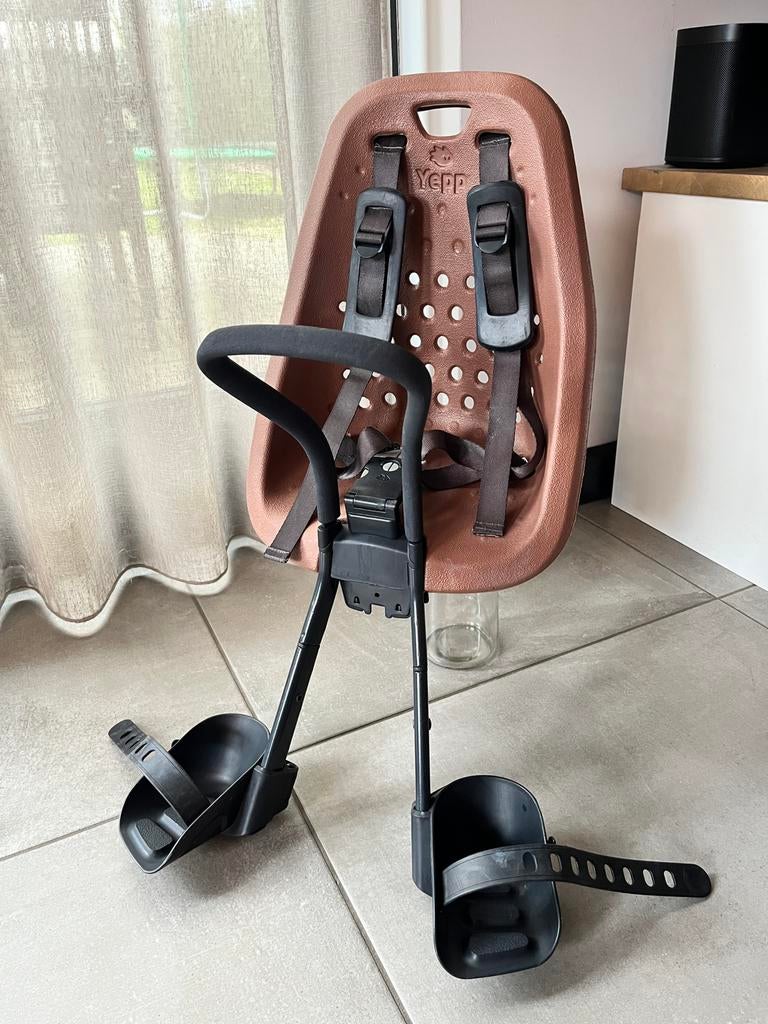 Yepp mini voorzitje fietsstoelje incl. windscherm + adapter, Ophalen, Zo goed als nieuw