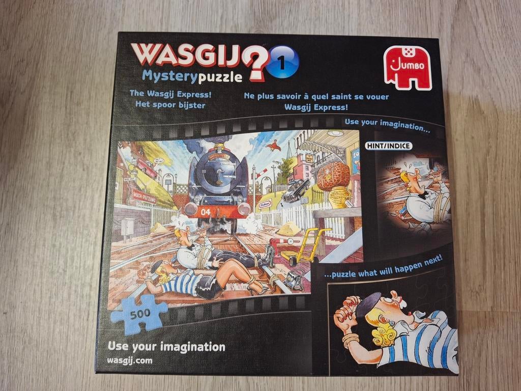 Wasgij Mystery puzzel 1 Het spoor bijster 500 stukjes, Ophalen, 500 t/m 1500 stukjes, Zo goed als nieuw, Legpuzzel