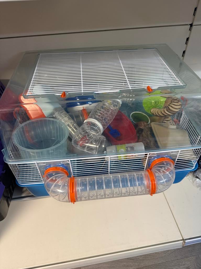 Complete Hamsterkooi met Accessoires, Kooi, Minder dan 75 cm, Hamster, Ophalen