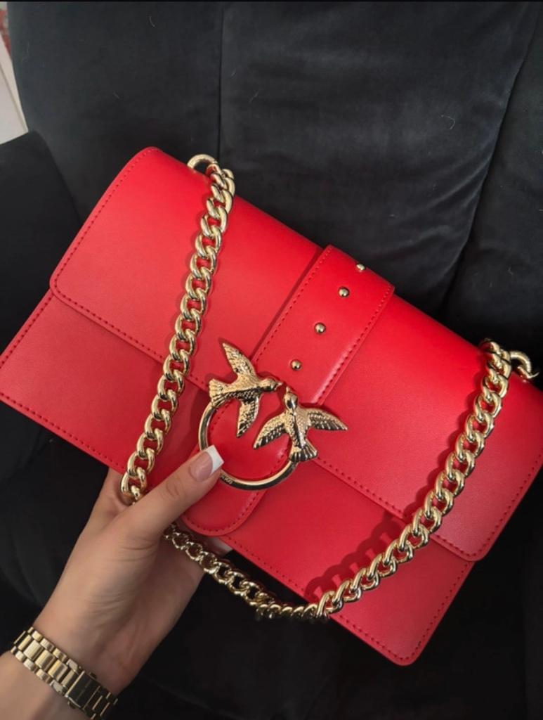 Pinko love bag, Ophalen of Verzenden, Nieuw, Rood, Schoudertasje