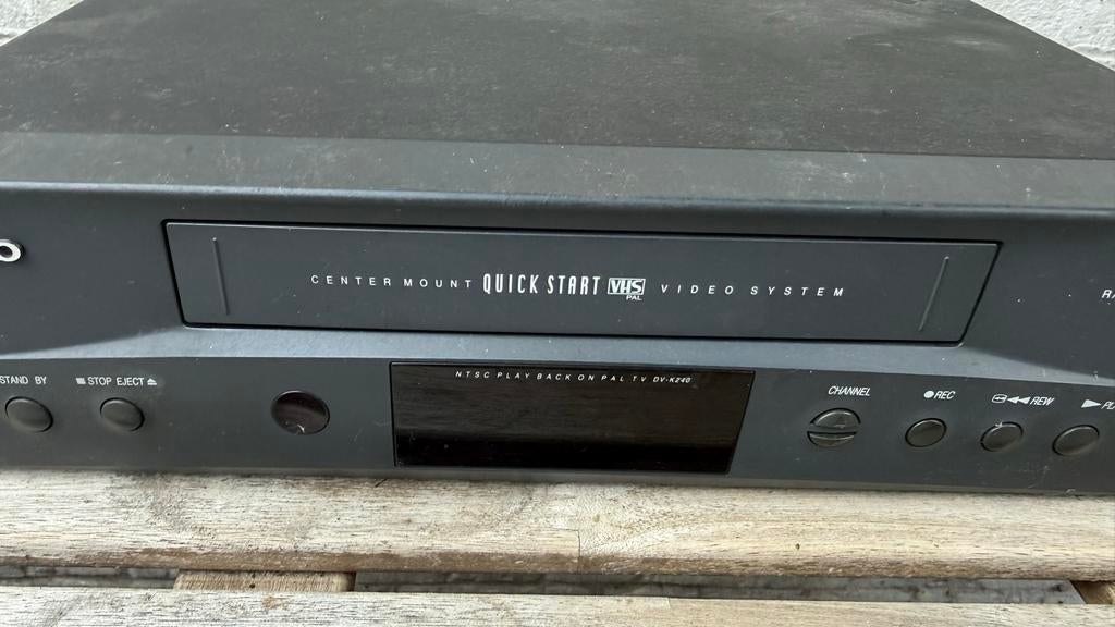 Daewoo VHS Video Systeem - Quick Start - DV-K240, Audio, Tv en Foto, Videospelers, Ophalen, Gebruikt, VHS-speler of -recorder