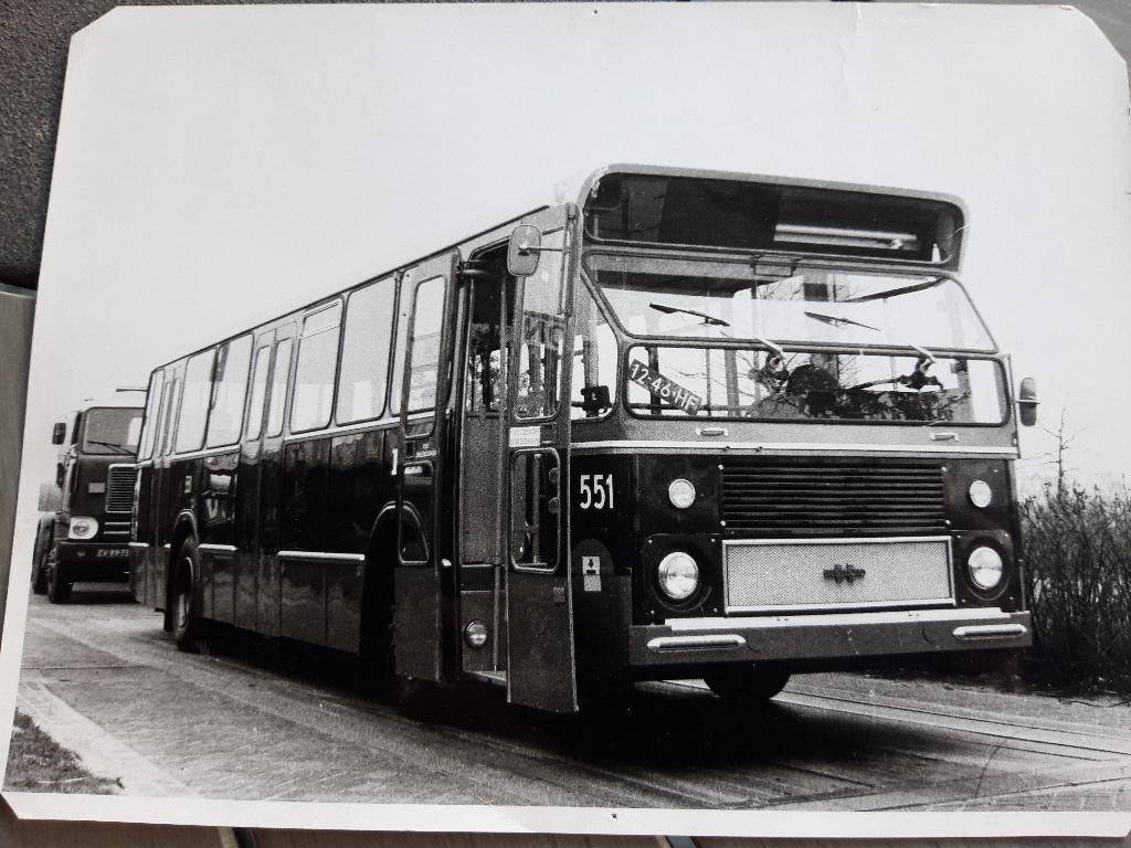 foto standaard stadsbus 551 Hainje, Ophalen of Verzenden, Zo goed als nieuw, Bus of Metro, Overige typen